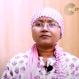 cancer treatment patient Sunita Chakraborty at Cytecare Cancer Hospital Banglore